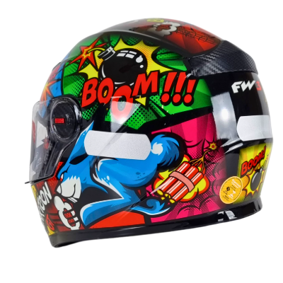 FW3 GT CARTOON PRETO BRILHANTE