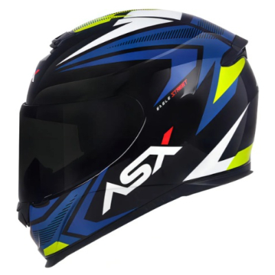 ASX EAGLE STREET BRILHO PRETO/AZUL/AMARELO