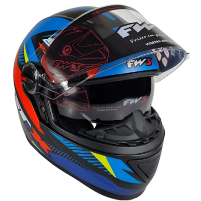 FW3 GTX RAPID PRETO AZUL COM AMARELO