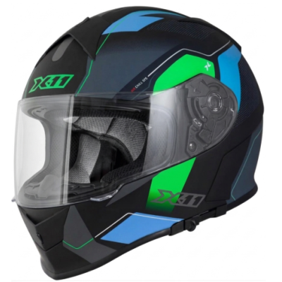 X11 REVO PRO FLAGGER 2 VERDE/AZUL FOSCO