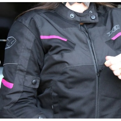 JAQUETA X11 BREEZE 2 FEMININA PRETO/ROSA
