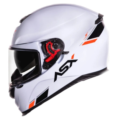 ASX EAGLE SV SOLID BRILHO BRANCO/PRETO/VERMELHO