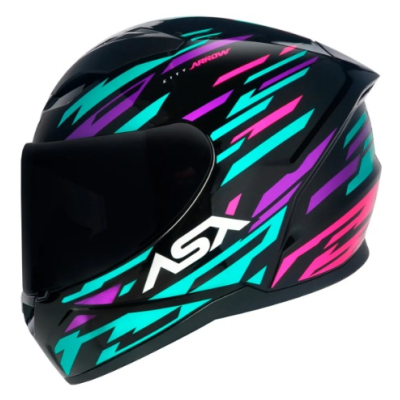 ASX CITY ARROW PRETO BRILHO TIFFANY/ROXO