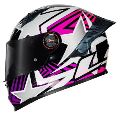 LS2 FF358 PRO ESTELLAR BLK PINK/PURPLE