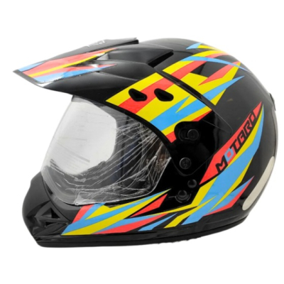 EBF MOTARD STREET PRETO AMARELO CROSS