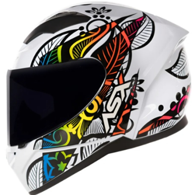 ASX CITY FLOWERS BRILHO BRANCO/PRETO/COLOR