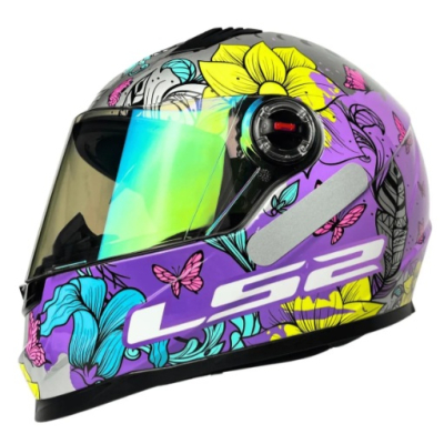 LS2 FF358 DREAMCATCHER SILVER/YELLOW