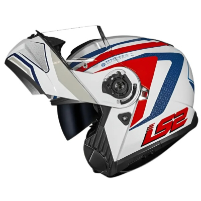 LS2 STROBE II FF908 PHANTOM WHT/BLU/RED