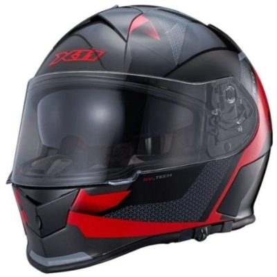 X11 REVO VISION SV PRETO/VERMELHO BRILHO