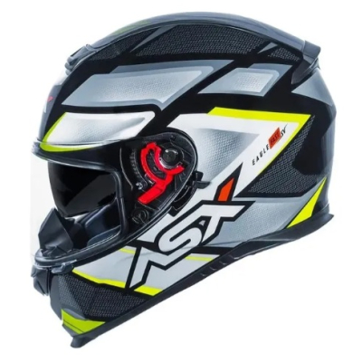 ASX EAGLE SV FAST BRILHO PRETO/CINZA/AMARELO