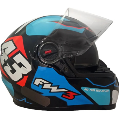 FW3 GTX 43 AZUL E VERMELHO