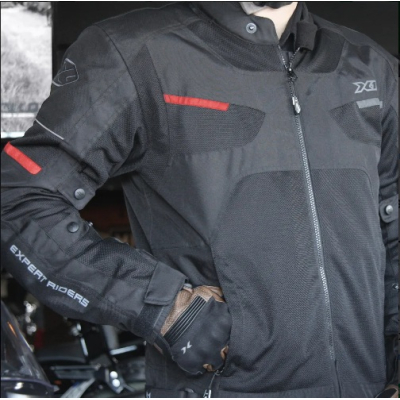 JAQUETA X11 BREEZE 2 MASCULINA PRETO\VERMELHO